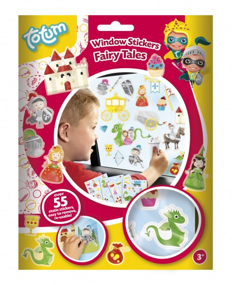raamstickers Fairy Tales 16 x 21 cm junior 4 vellen
