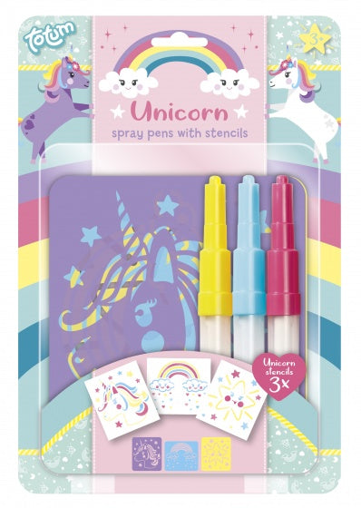spraypennen Unicorn 18 x 26 cm junior 6-delig