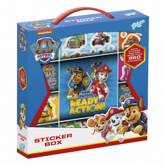 stickerdoos Paw Patrol 12 rollen + boekje