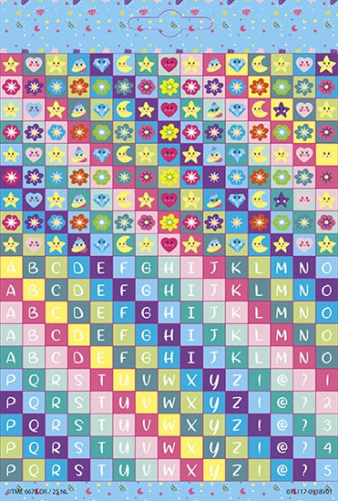 stickerset Unicorn Booklet 14 x 21 cm 4 vellen