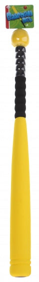 honkbal set 61 cm geel