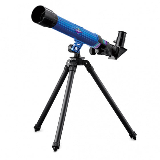 Telescoop 19 x 50 x 7.5 cm blauw/ zwart