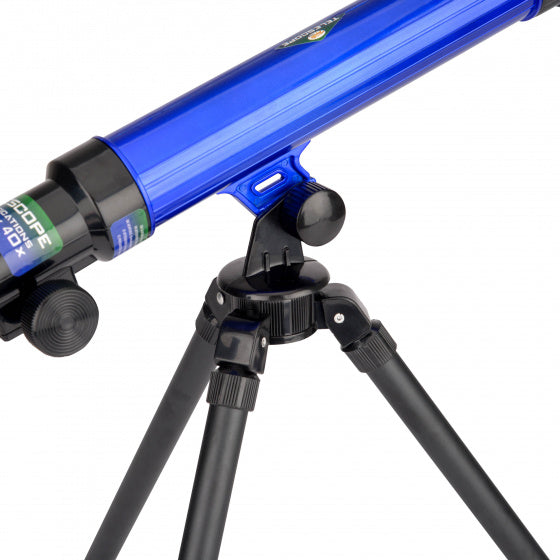 Telescoop 19 x 50 x 7.5 cm blauw/ zwart