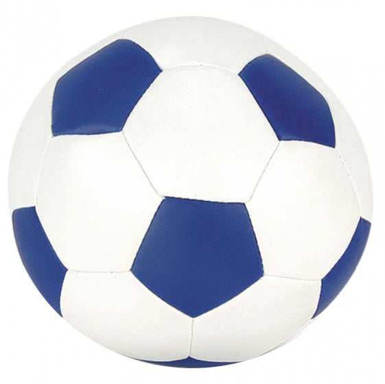 voetbal blauw 15 cm