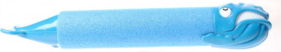 waterpistool walvis 33 cm foam blauw