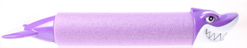 waterpistool haai 33 cm foam paars