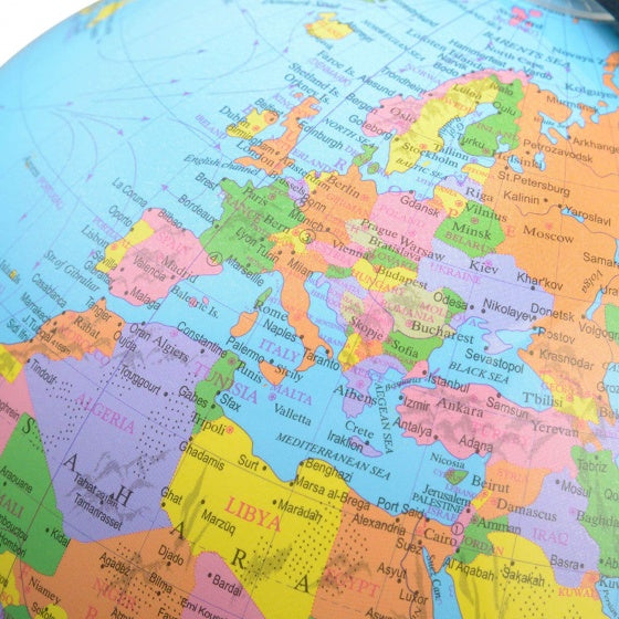 Wereldbol op standaard 25 cm
