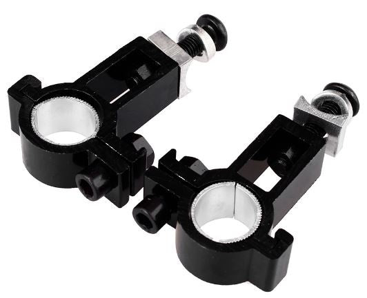 klemset triathlon stuur aluminium zwart