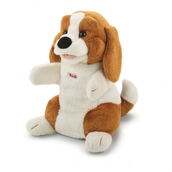 Handpop Beagle 25 cm bruin