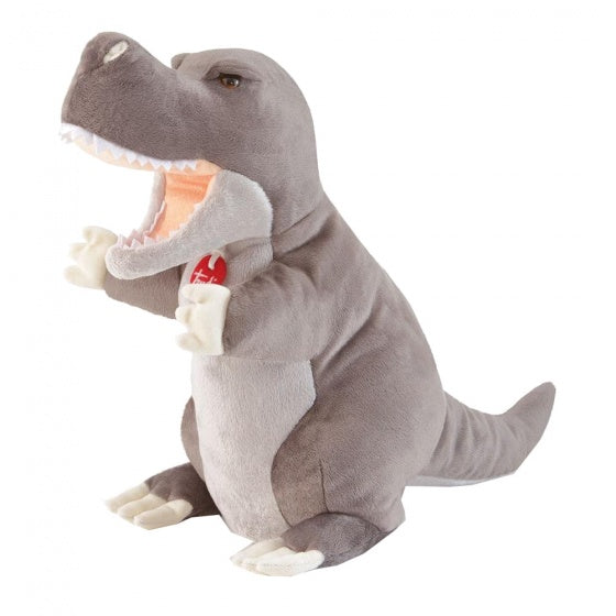 handpop T-Rex 35 cm grijs