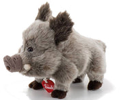 knuffel zwijn grijs 35 cm