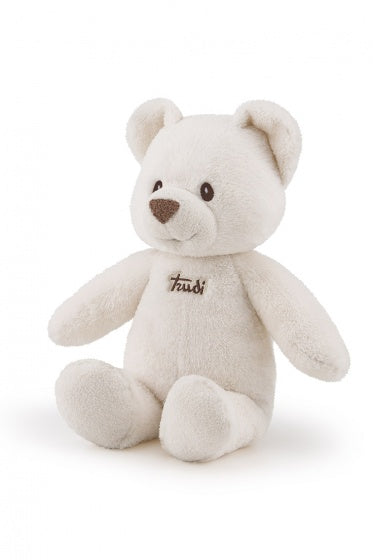 knuffelbeer met licht en geluid 38 cm wit