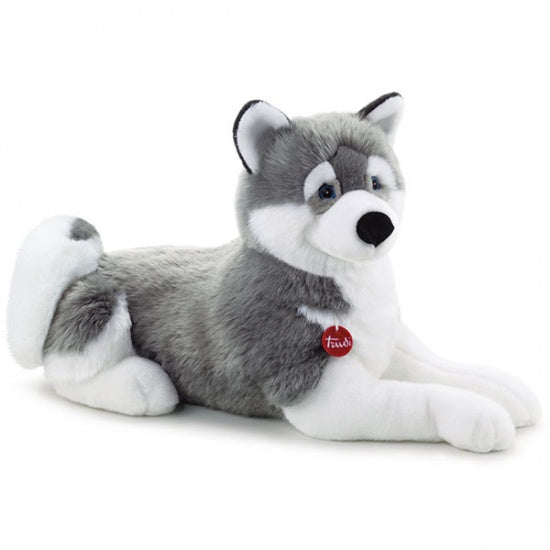 Knuffelhond Marcus 80 cm Grijs