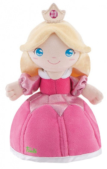 knuffelpop prinses Diamantina 24 cm roze