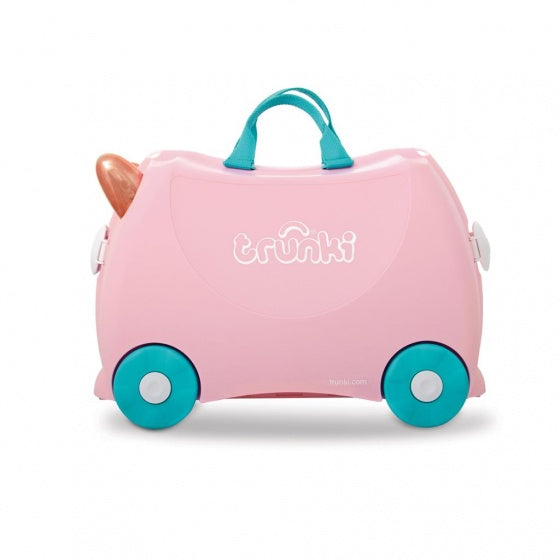 reiskoffer Ride-on Flamingo Flossi 46 x 30 cm roze