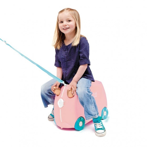 reiskoffer Ride-on Flamingo Flossi 46 x 30 cm roze