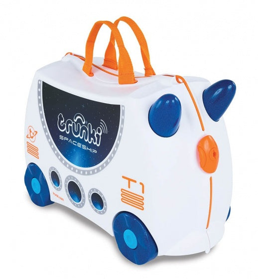 Ride-On Ruimteschip Skye koffer wit 46 x 30 x 21 cm