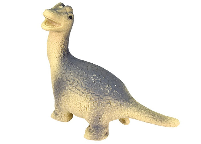 knijpfiguur dinosaurus grijs 14 cm