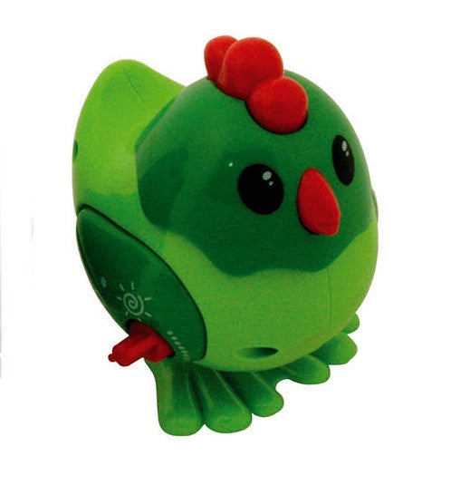 Lopend Opwindfiguur Kip Groen 8 x 6 x 7 cm