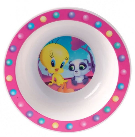 Tweety Kom kunststof 16 cm roze