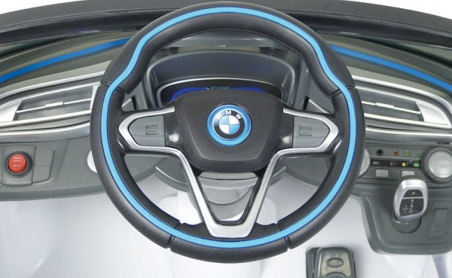 i8 accuvoertuig 6V auto wit