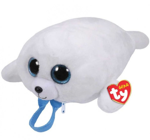 pluchen rugzak Icy 4 liter wit