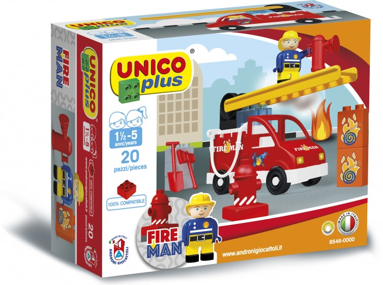 plus brandweer 20-delig multicolor