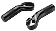 bar-ends BE-30BL gepolijst aluminium zwart