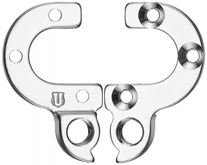 derailleurhanger GH-253 Bulls 60 mm zilver