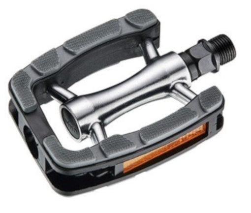 pedalen set 9/16 inch zwart/grijs