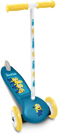 3-wiel kinderstep Minions 2 Junior Voetrem Blauw/Wit