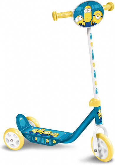 3-wiel kinderstep  Minions 2 Junior Voetrem Blauw/Geel