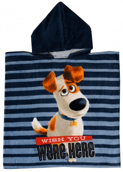 badponcho The Secret Life Of Pets 2 junior 50 x 100 cm