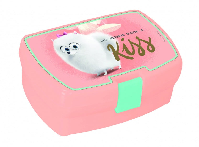 lunchset Secret Life of Pets roze 2-delig