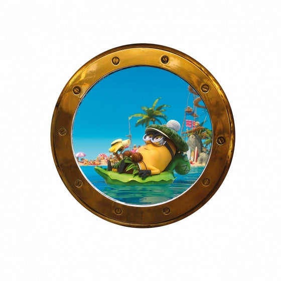 muurstickers Minions boot 2 stuks