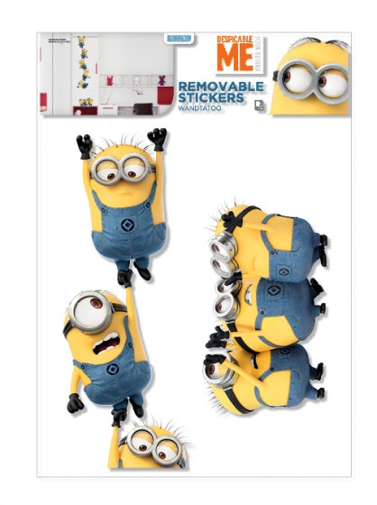 muurstickers Minions chain 2 stickervellen