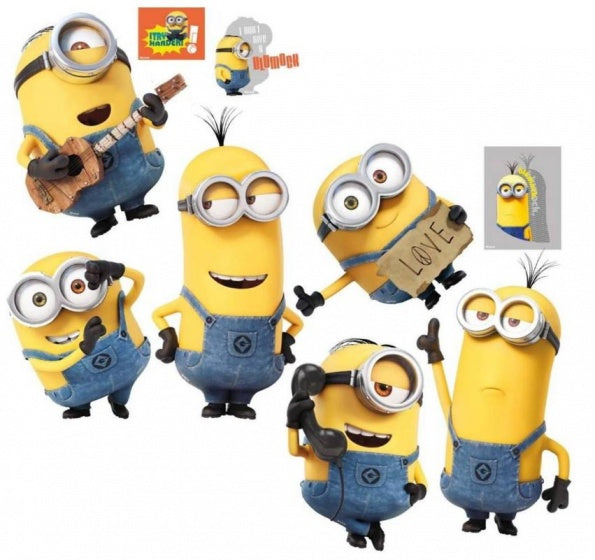 muurstickers Minions Stuart