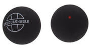 squashballen rode stip zwart 2 stuks