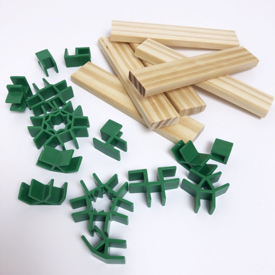 bouwpakket hout 480-delig