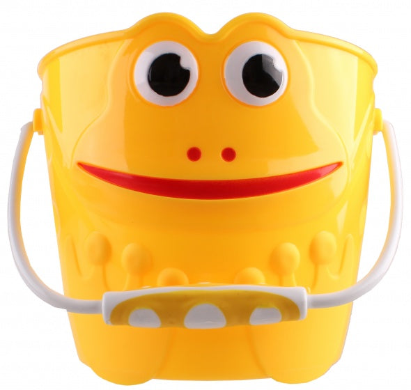 kikker-emmer 18.5 cm geel