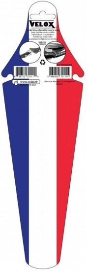 achterspatbord Frankrijk MTB 34 cm blauw/wit/rood