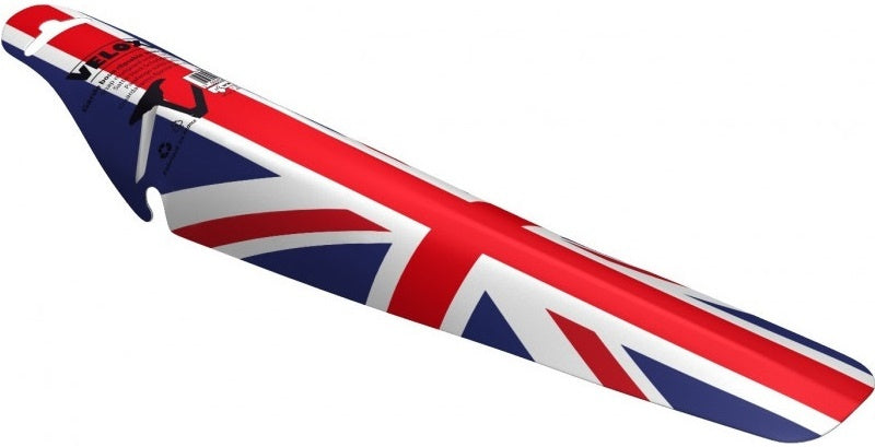 achterspatbord UK 34 cm rood/wit/blauw