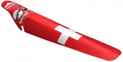achterspatbord Zwitserland 34 cm rood