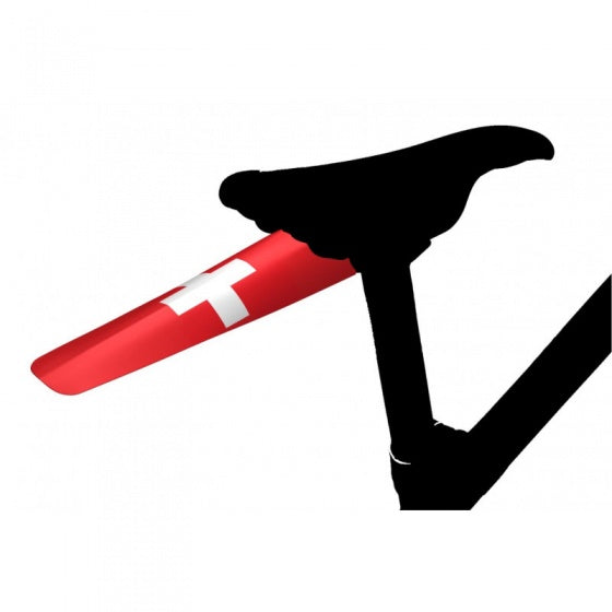 achterspatbord Zwitserland 34 cm rood