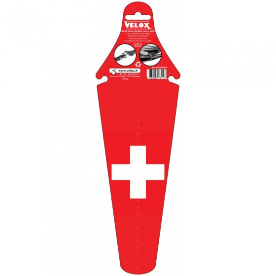 achterspatbord Zwitserland 34 cm rood