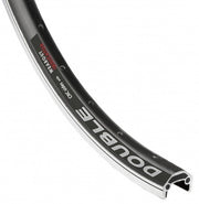 Velg Double 28 inch aluminium 36 G zwart