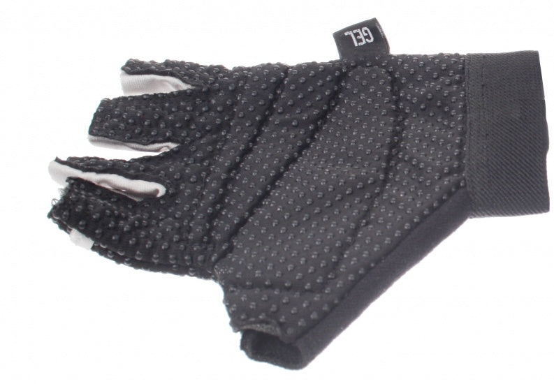 Fietshandschoenen Gel Zilver Zwart Maat L