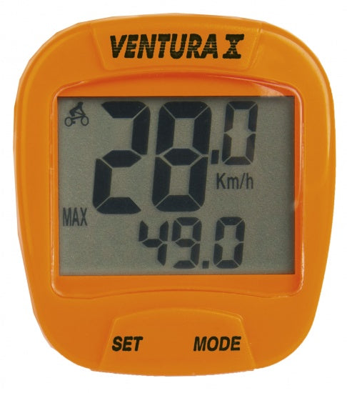 Fietscomputer X 10 Functies Bedraad Oranje