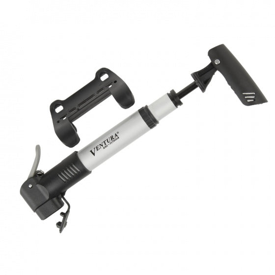 Fietspomp Mini Dubbel Kopstuk Telescoop Opvouwbaar T-Handvat