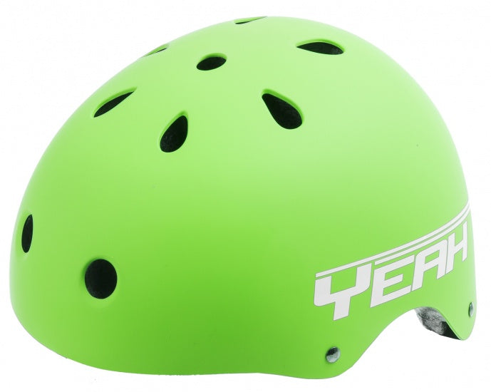 Freestyle BMX Helm Mat Groen Maat L (58-61 cm)